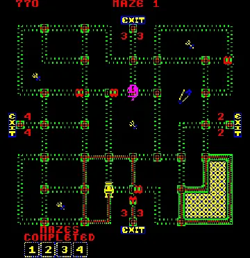 Pepper II screen shot game playing